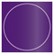 Purple Imprintable Circle Card 4 3/4 Inch - 25/Pk