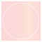 Rose Imprintable Circle Card 4 3/4 Inch - 25/Pk