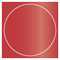 Jupiter Imprintable Circle Card 4 3/4 Inch - 25/Pk