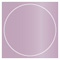 Violet Imprintable Circle Card 4 3/4 Inch - 25/Pk