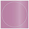 Punch Imprintable Circle Card 4 3/4 Inch - 25/Pk