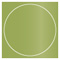 Fairway Imprintable Circle Card 4 3/4 Inch - 25/Pk