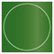 Botanic Imprintable Circle Card 4 3/4 Inch - 25/Pk