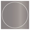 Ash Imprintable Circle Card 4 3/4 Inch - 25/Pk