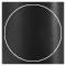 Black Silk Imprintable Circle Card 4 3/4 Inch - 25/Pk