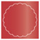 Jupiter Imprintable Scallop Circle Card 4 1/2 Inch - 25/Pk