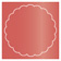 Mars Imprintable Scallop Circle Card 4 1/2 Inch - 25/Pk