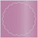 Punch Imprintable Scallop Circle Card 4 1/2 Inch - 25/Pk
