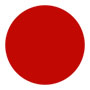 Firecracker Red Circle Card 3 Inch - 25/Pk
