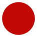 Firecracker Red Circle Card 5 3/4 Inch - 25/Pk