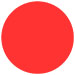 Rouge Circle Card 5 3/4 Inch - 25/Pk