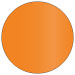 Mandarin Circle Card 5 3/4 Inch - 25/Pk