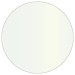 Metallic Aquamarine Circle Card 5 3/4 Inch - 25/Pk