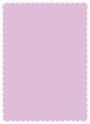 Purple Lace Scallop Card 4 1/4 x 5 1/2 - 25/Pk