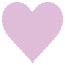 Purple Lace Scallop Heart Card 4 Inch - 25/Pk