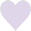 Lily Scallop Heart Card 4 Inch - 25/Pk