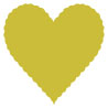 Mystique Scallop Heart Card 4 Inch - 25/Pk