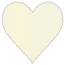 Opal Scallop Heart Card 4 Inch - 25/Pk