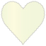 Mint Scallop Heart Card 4 Inch - 25/Pk