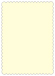 Crest Baronial Ivory Scallop Card 5 x 7 - 25/Pk