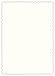 Textured Bianco Scallop Card 5 x 7 - 25/Pk