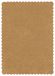 Natural Kraft Scallop Card 5 x 7 - 25/Pk