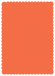Electric Orange Scallop Card 5 x 7 - 25/Pk