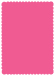 Raspberry Scallop Card 5 x 7 - 25/Pk