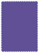 Amethyst Scallop Card 5 x 7 - 25/Pk