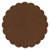 Coco Scallop Circle Card 2 1/2 Inch - 25/Pk