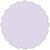 Lily Scallop Circle Card 2 1/2 Inch - 25/Pk