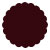 Wine Scallop Circle Card 2 1/2 Inch - 25/Pk