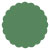 Bermuda Scallop Circle Card 2 1/2 Inch - 25/Pk