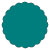 Fiji Scallop Circle Card 2 1/2 Inch - 25/Pk