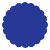 Comet Scallop Circle Card 2 1/2 Inch - 25/Pk