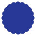 Comet Scallop Circle Card 2 1/2 Inch - 25/Pk