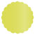Lime Scallop Circle Card 2 1/2 Inch - 25/Pk