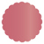 Azalea Scallop Circle Card 2 1/2 Inch - 25/Pk