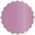Punch Scallop Circle Card 2 1/2 Inch - 25/Pk