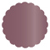 Ruby Scallop Circle Card 2 1/2 Inch - 25/Pk