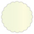 Mint Scallop Circle Card 2 1/2 Inch - 25/Pk