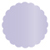 Vista Scallop Circle Card 2 1/2 Inch - 25/Pk