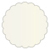Citrine Scallop Circle Card 2 1/2 Inch - 25/Pk