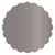 Ash Scallop Circle Card 2 1/2 Inch - 25/Pk