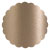 Pearl Silk Scallop Circle Card 2 1/2 Inch - 25/Pk