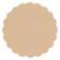 Desert Storm Scallop Circle Card 3 Inch - 25/Pk