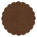 Coco Scallop Circle Card 3 Inch - 25/Pk