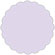 Lily Scallop Circle Card 3 Inch - 25/Pk