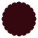 Wine Scallop Circle Card 3 Inch - 25/Pk