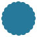 Ocean Scallop Circle Card 3 Inch - 25/Pk